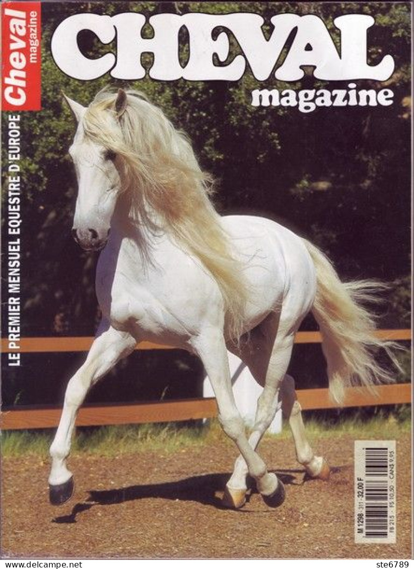 CHEVAL Magazine N° 311 Octobre 1997 Chevaux Equitation Mensuel Equestre - Animales
