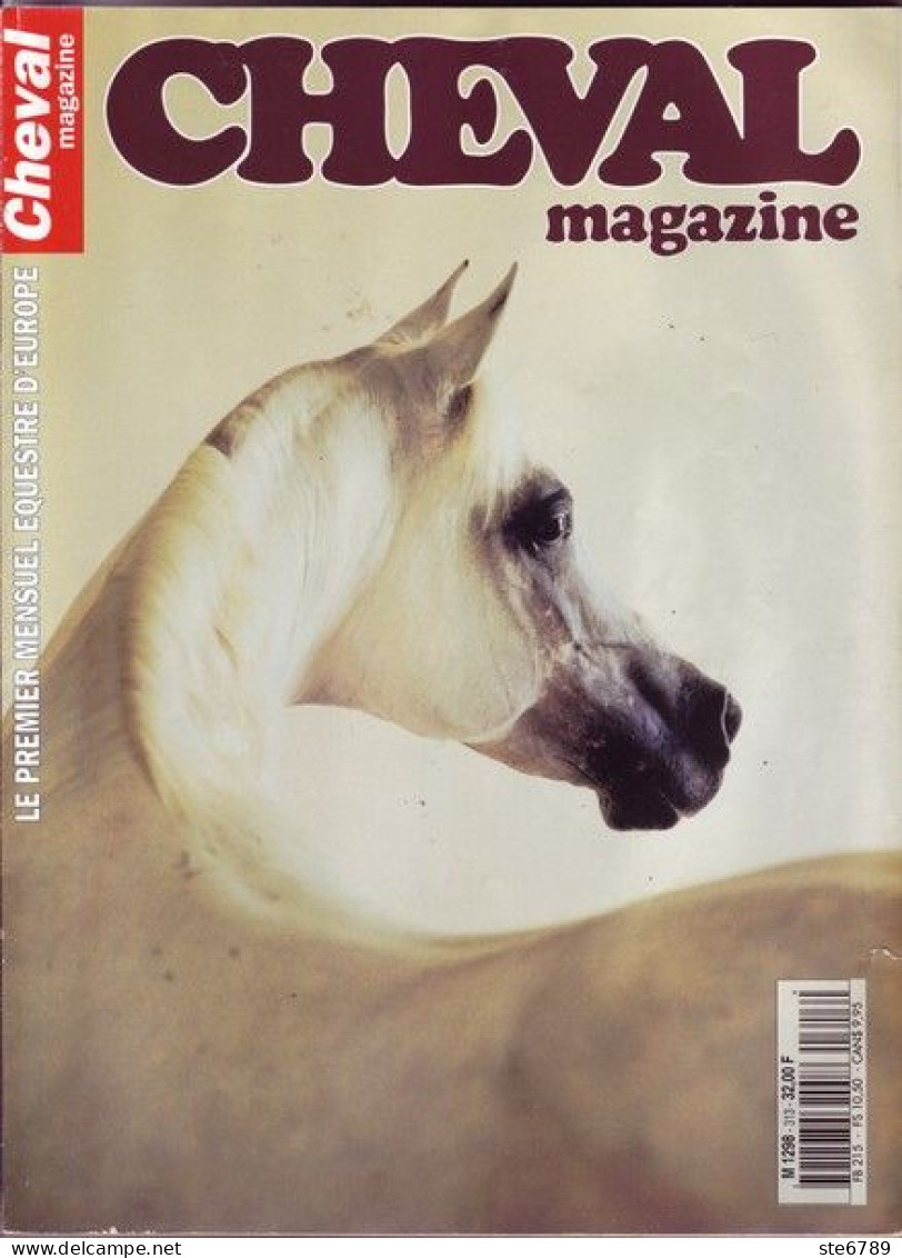 CHEVAL Magazine N° 313 Décembre 1997 Chevaux Equitation Mensuel Equestre - Animaux