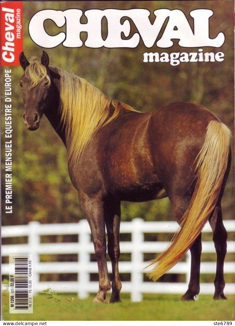CHEVAL Magazine N° 327 Février 1999  TBE  Chevaux Equitation Mensuel Equestre - Animali