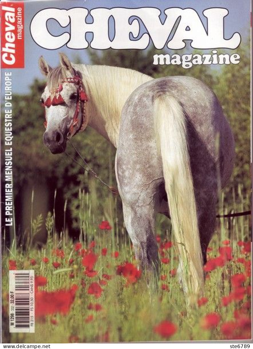 CHEVAL Magazine N° 332 Juillet 1999  TBE  Chevaux Equitation Mensuel Equestre - Animals