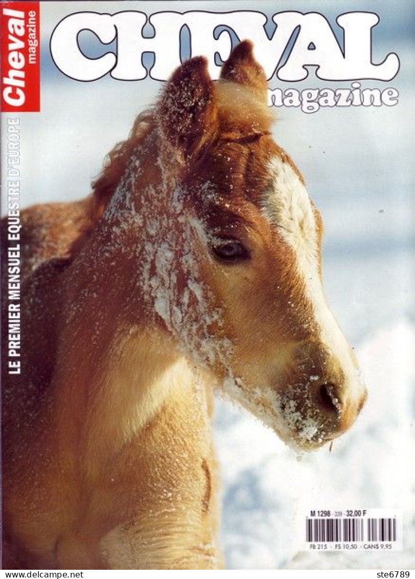 CHEVAL Magazine N° 339 Février 2000  TBE  Chevaux Equitation Mensuel Equestre - Animales