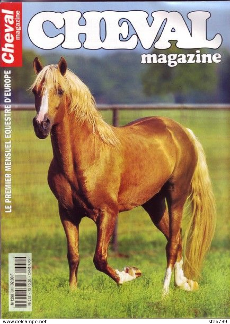 CHEVAL Magazine N° 340  Mars 2000  TBE  Chevaux Equitation Mensuel Equestre - Animali