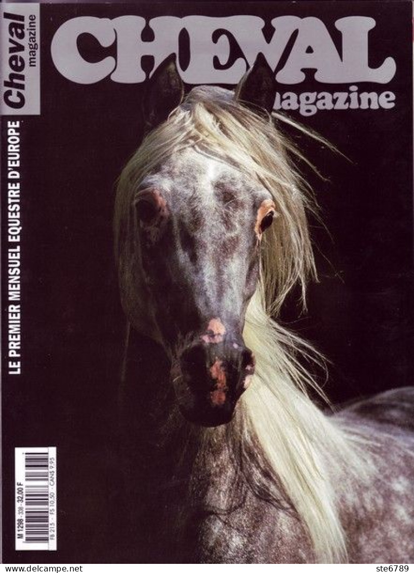 CHEVAL Magazine N° 338 Janvier 2000 Avec Poster TBE  Chevaux Equitation Mensuel Equestre - Tierwelt