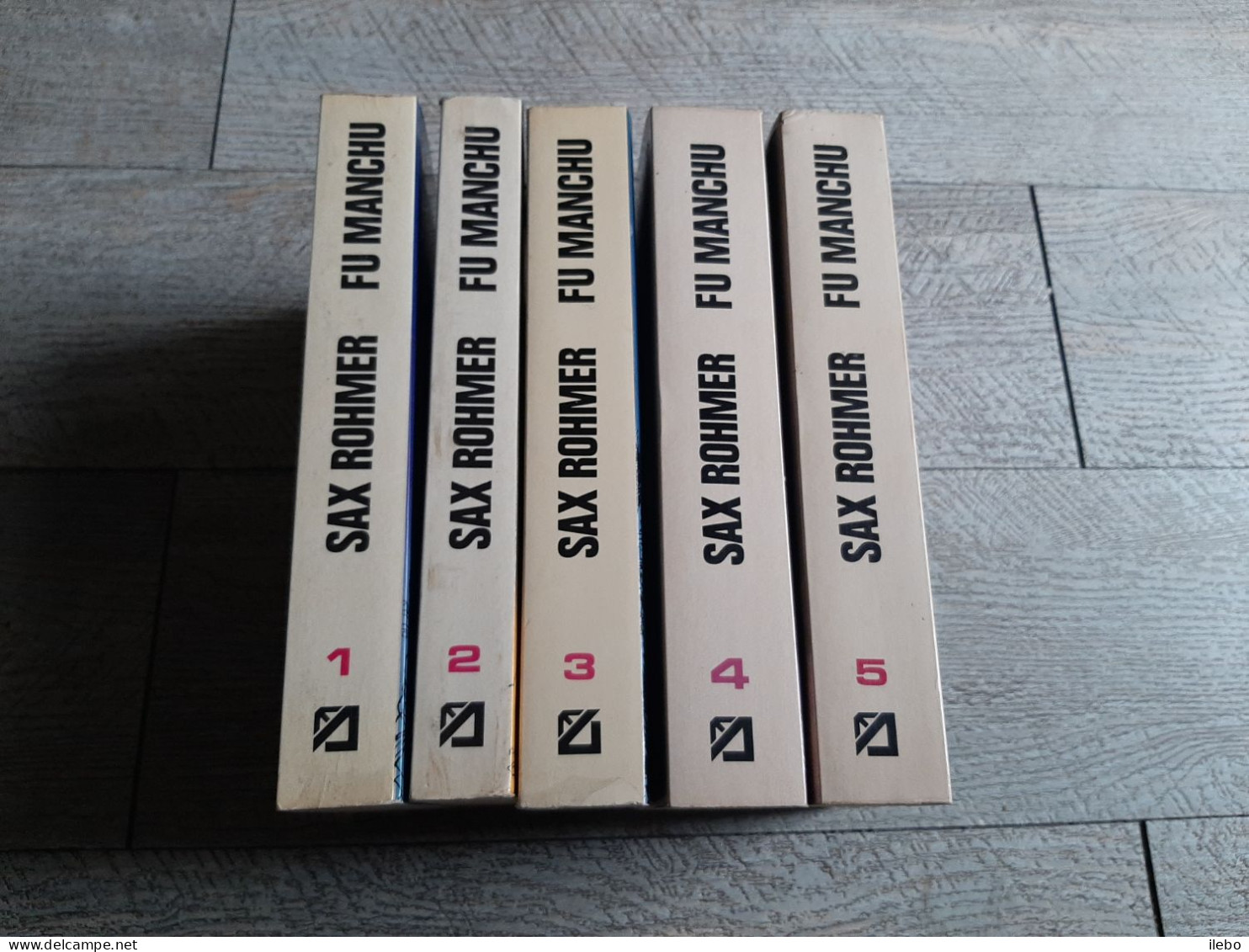 Sax Rohmer Fu Manchu 5 Tomes 1,2,3,4 Et 5 Alta - Fantasy