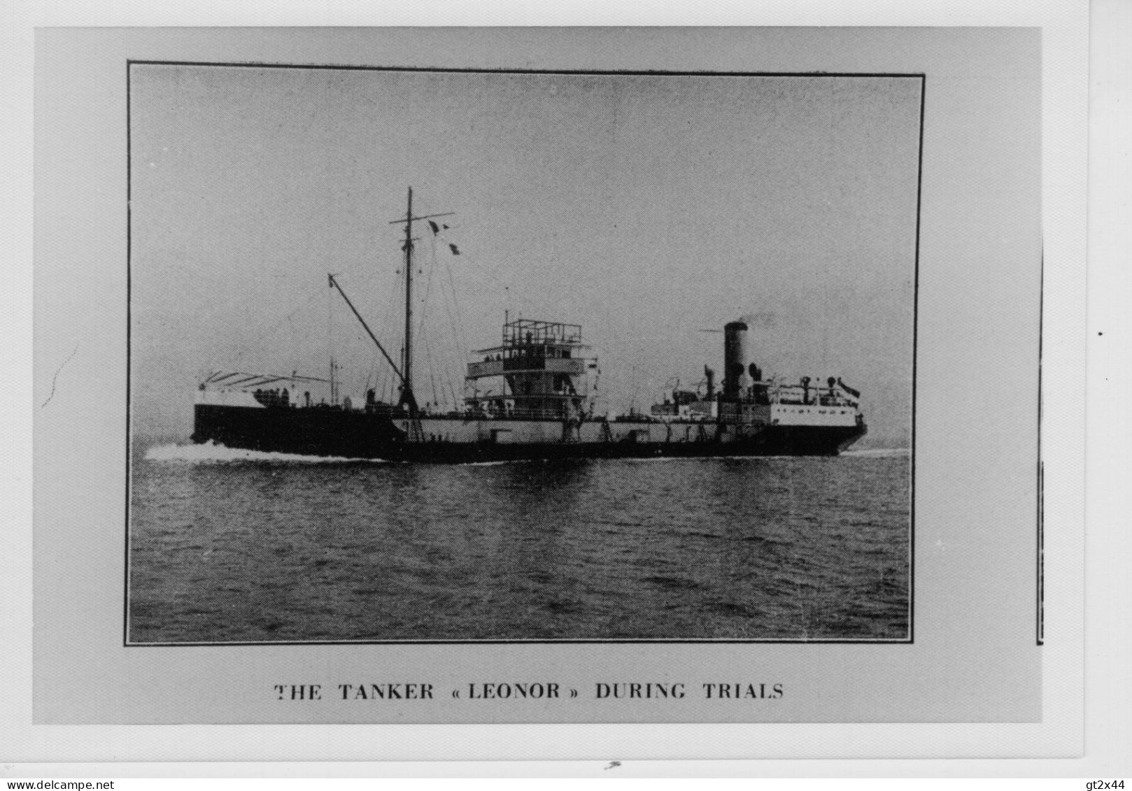 LEONOR During Trials  11/1928 ===SPRAMEX  ---repro--- - Tanker