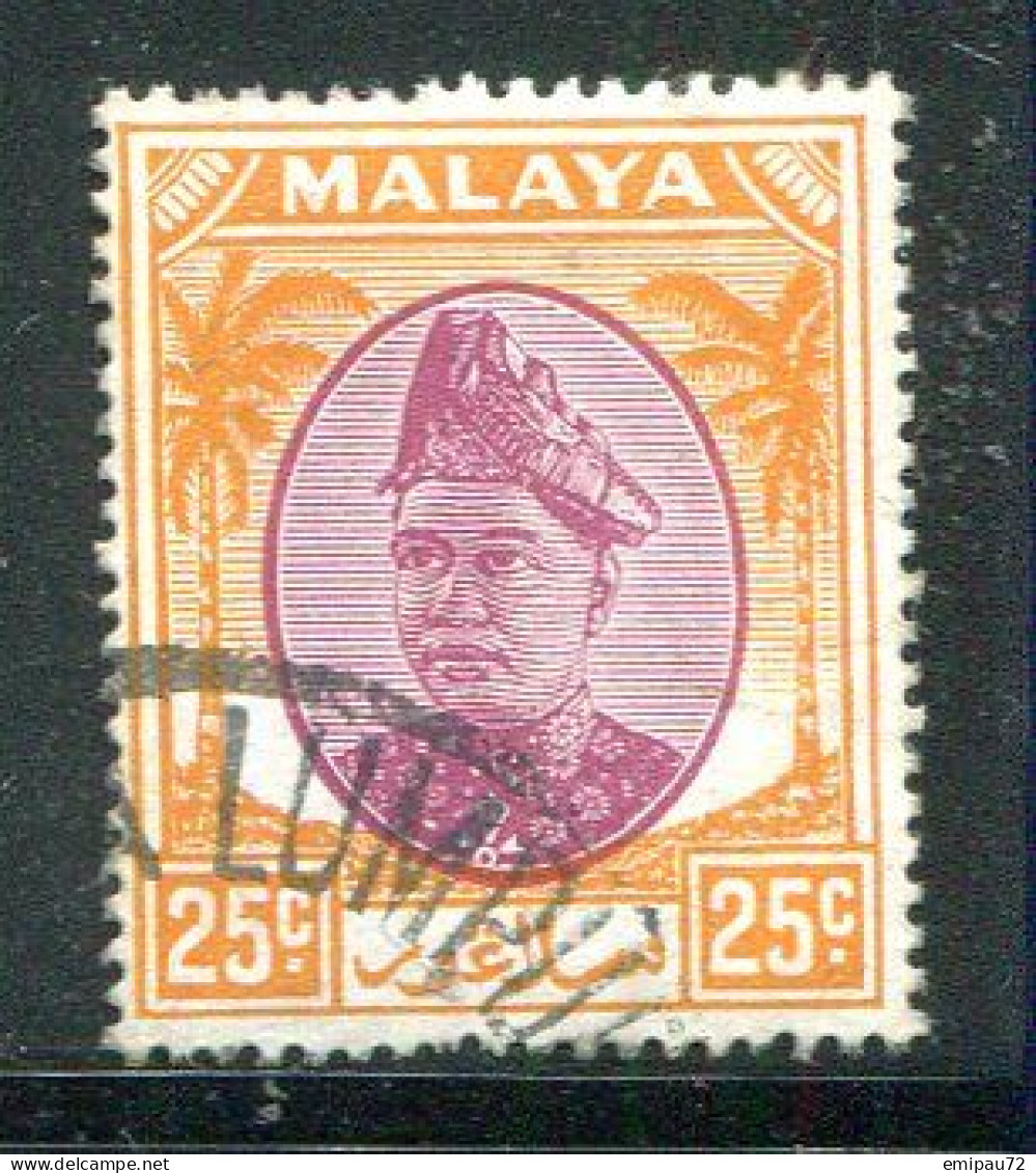 SELANGOR- Y&T N°56- Oblitéré - Selangor