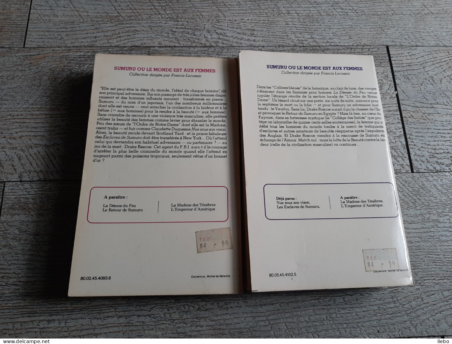 Sax Rohmer Sumuru 2 Tomes 1 Et 2 Alta 1980 - Fantásticos