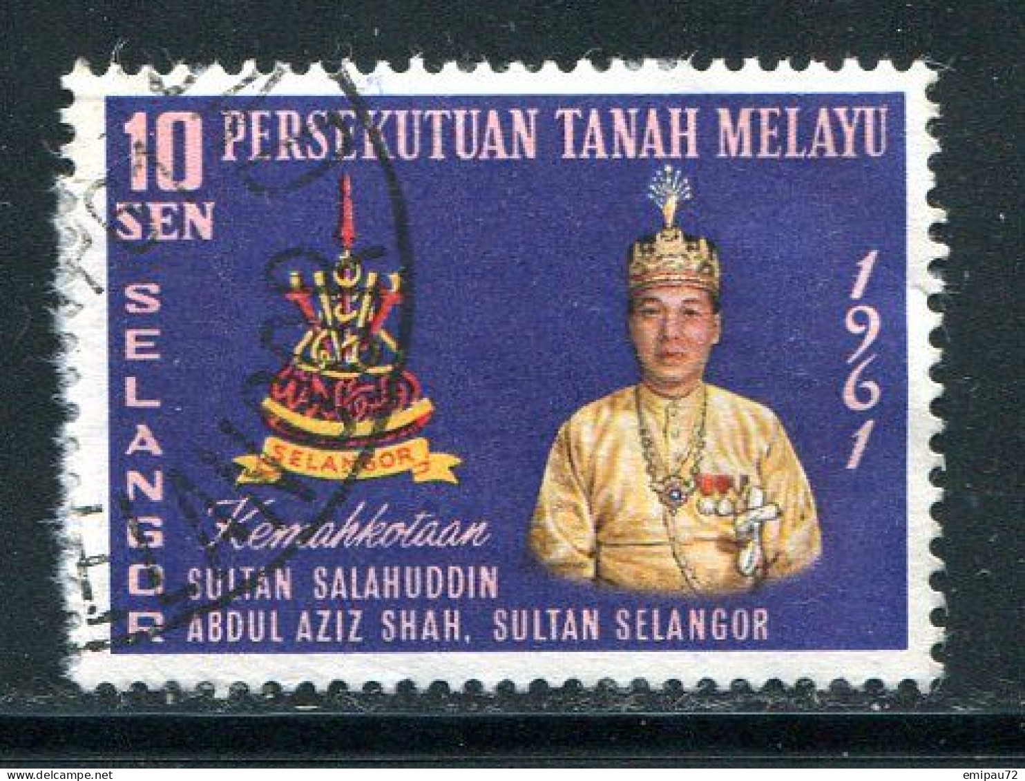 SELANGOR- Y&T N°78- Oblitéré - Selangor