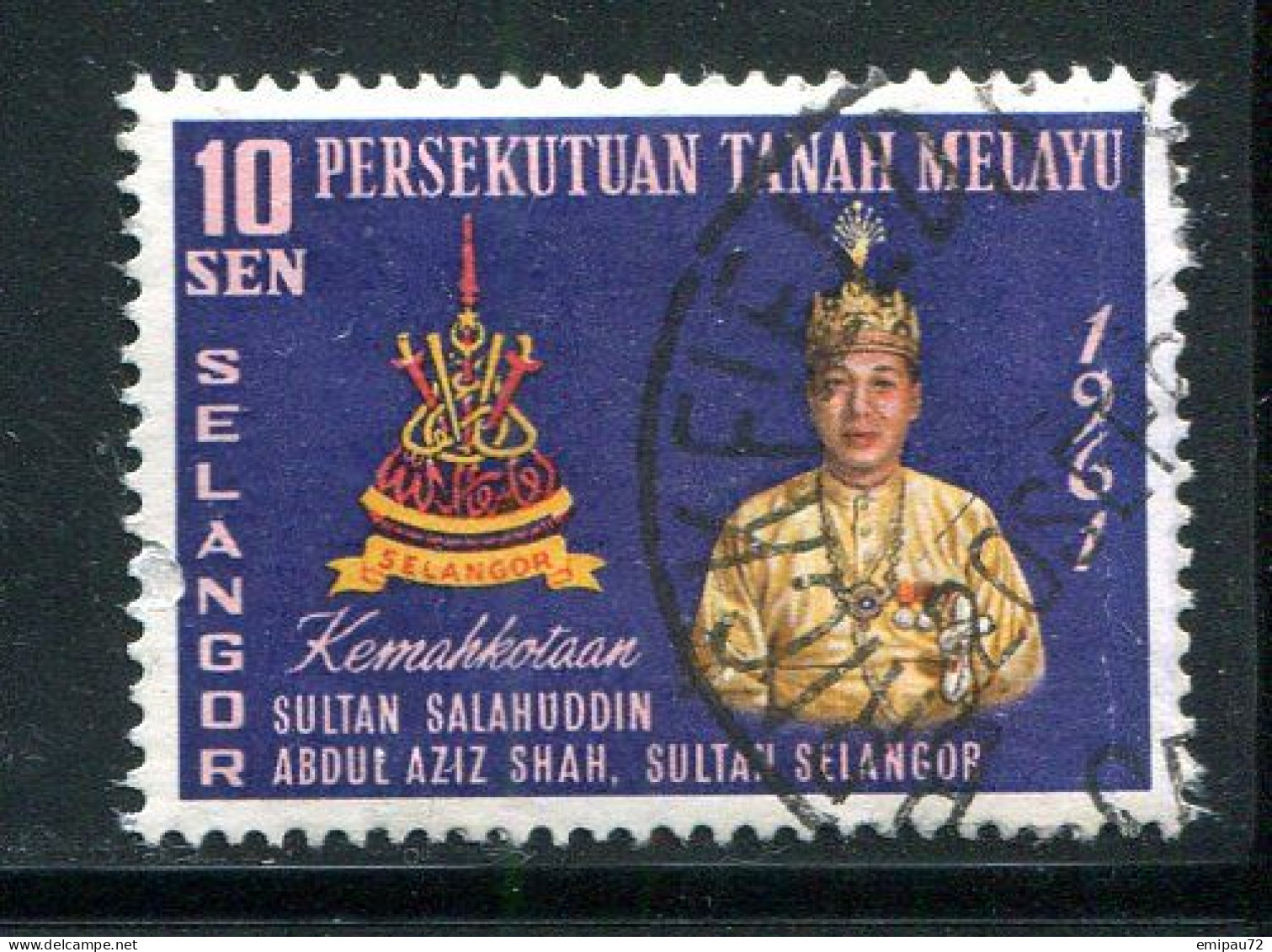 SELANGOR- Y&T N°78- Oblitéré - Selangor