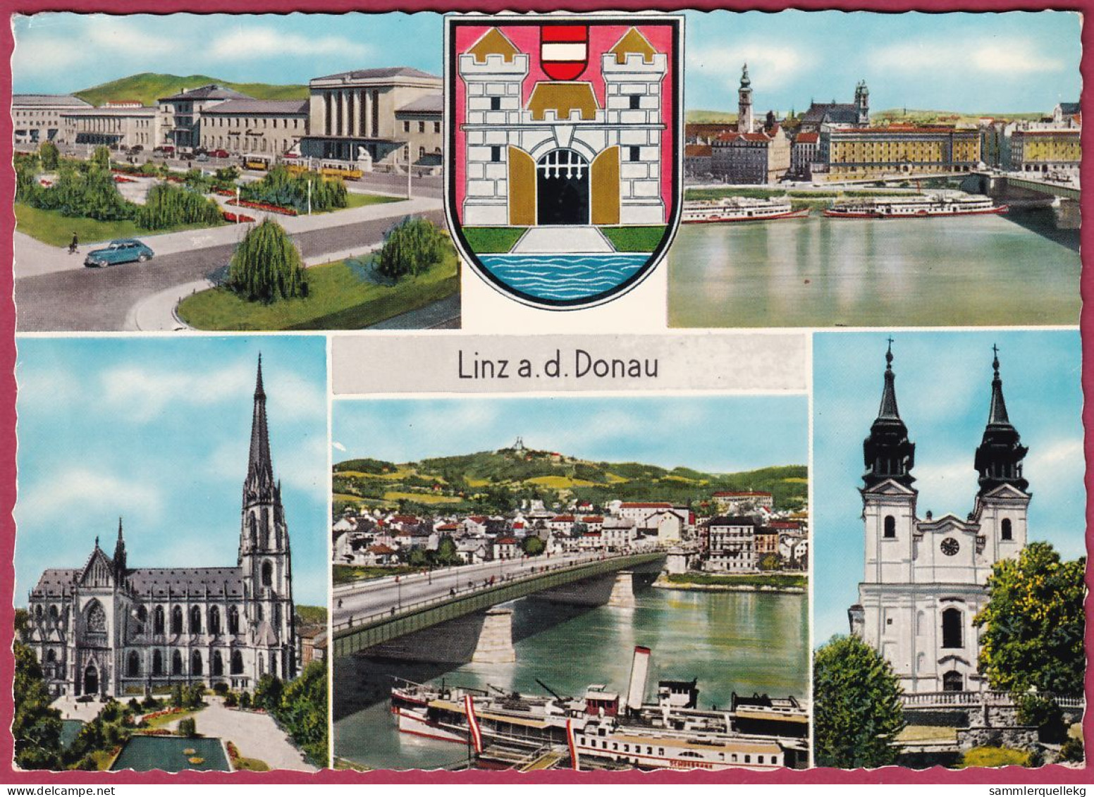 AK: Linz An Der Donau, Gelaufen 21. 10. 1960 (Nr. 4862) - Linz