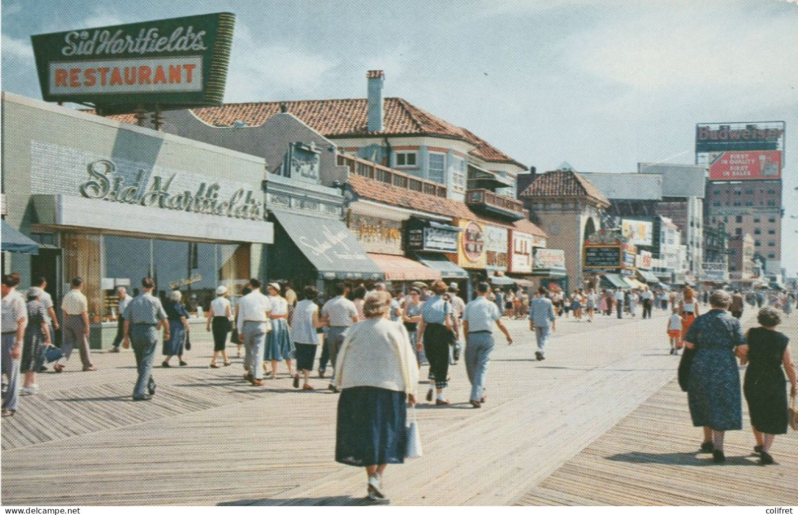 New-Jersey  -  Atlantic City  -  The World Famous Boardwalk - Atlantic City