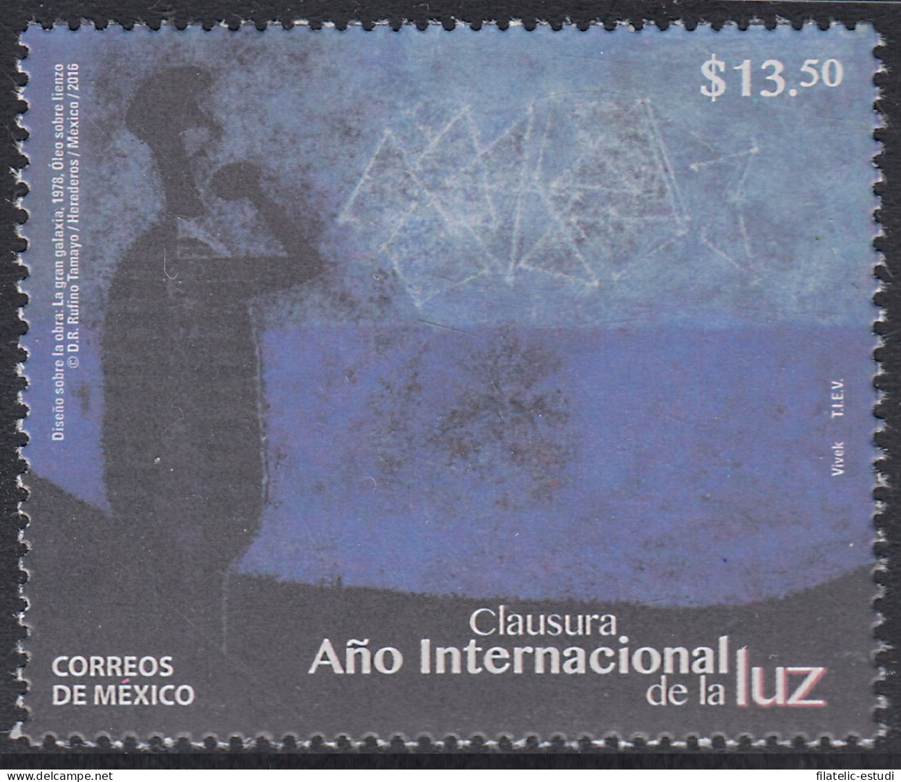 México 2976 2016 Año Internacional De La Luz MNH - Mexique