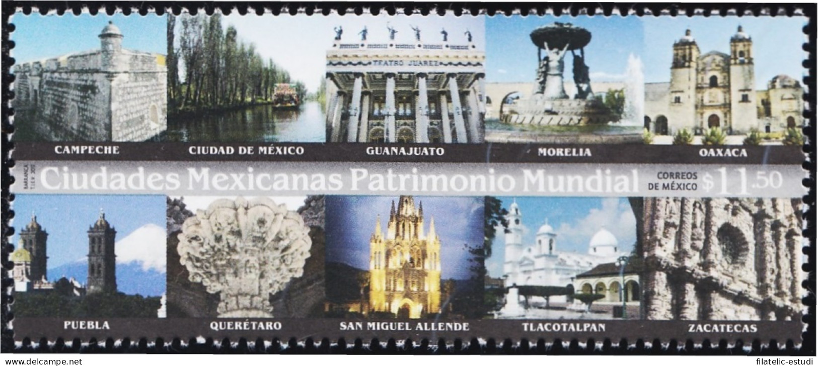 México 2655 2011 Villa Mexicanas Patrimonio Nacional MNH - Mexico