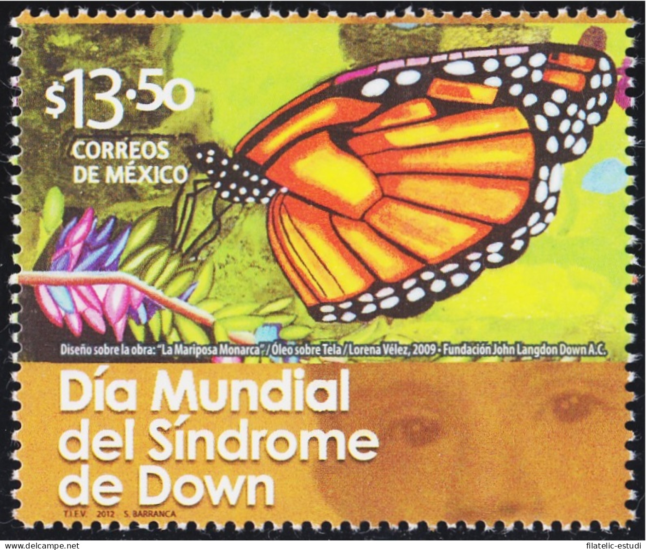 México 2661 2012 Día Mundial Del Síndrome De Down MNH - Mexico