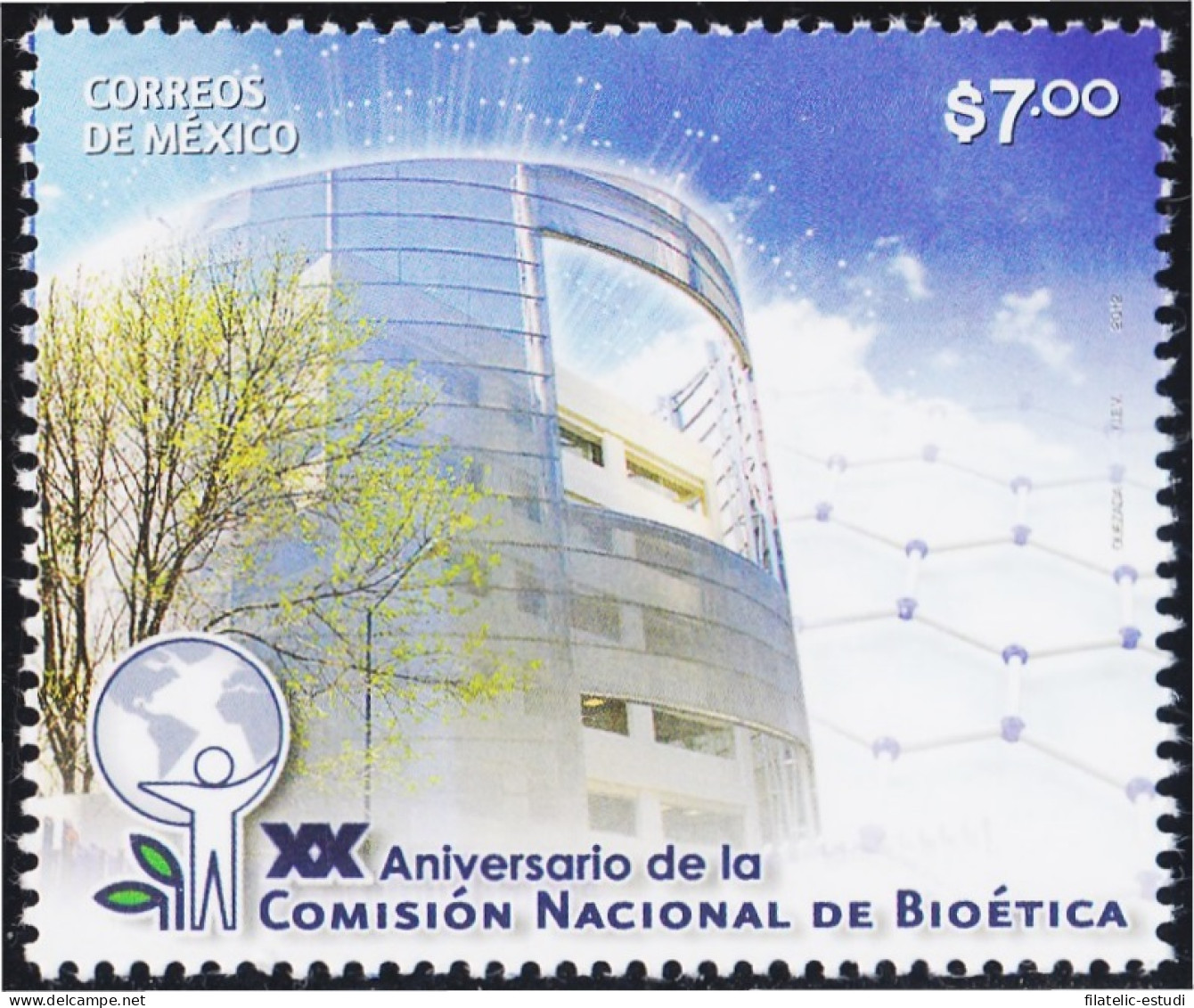 México 2662 2012 20 Aniversario De La Comisión Nacional De Bioética MNH - Mexico