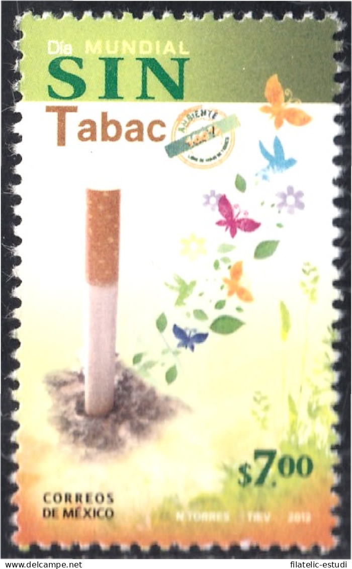 México 2685 2012 Día Mundial Sin Tabaco MNH - Mexico