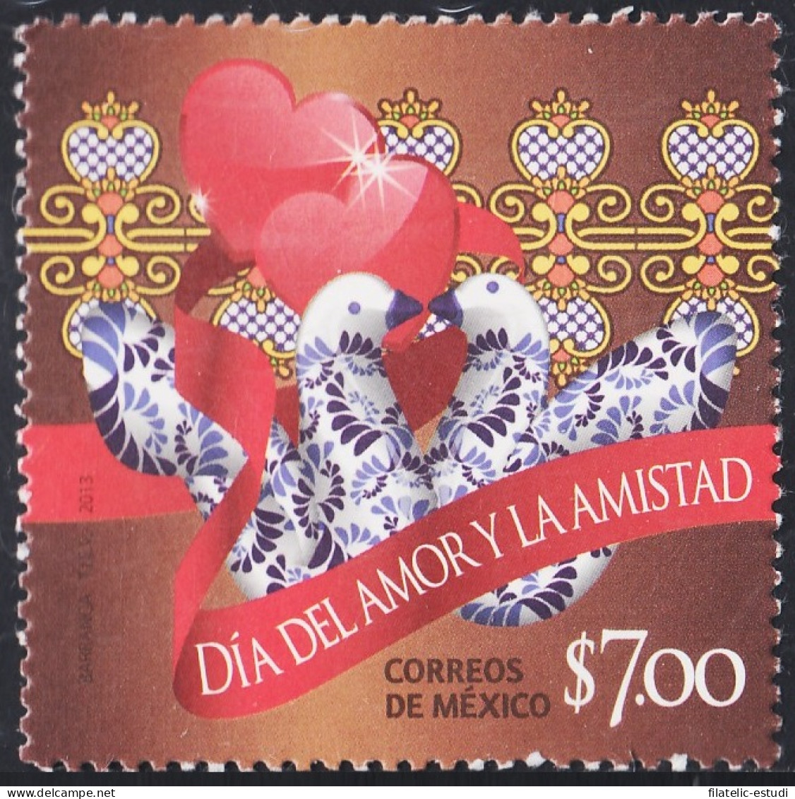 México 2723 2013 Día Del Amor Y La Amistad MNH - Mexico