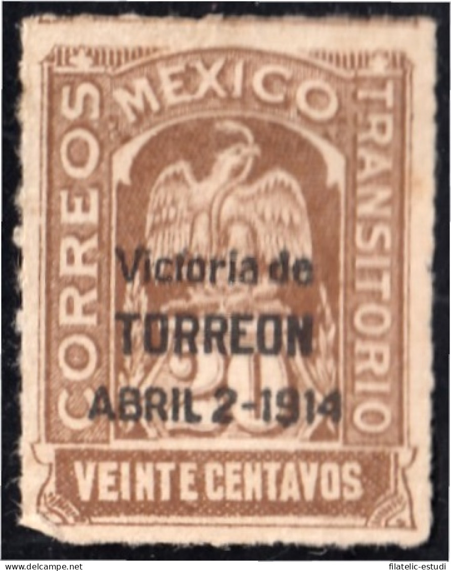 México 228A 1914 Escudo Shield MH - Mexique