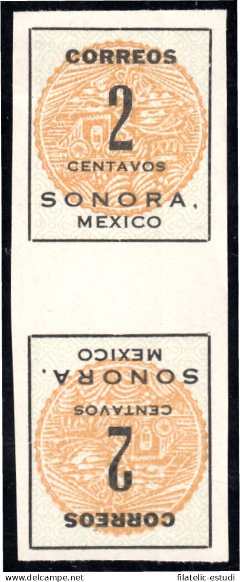 México 281 1915 MNH Estado Libre Y Soberano De Sorona Tetebeche - Mexico