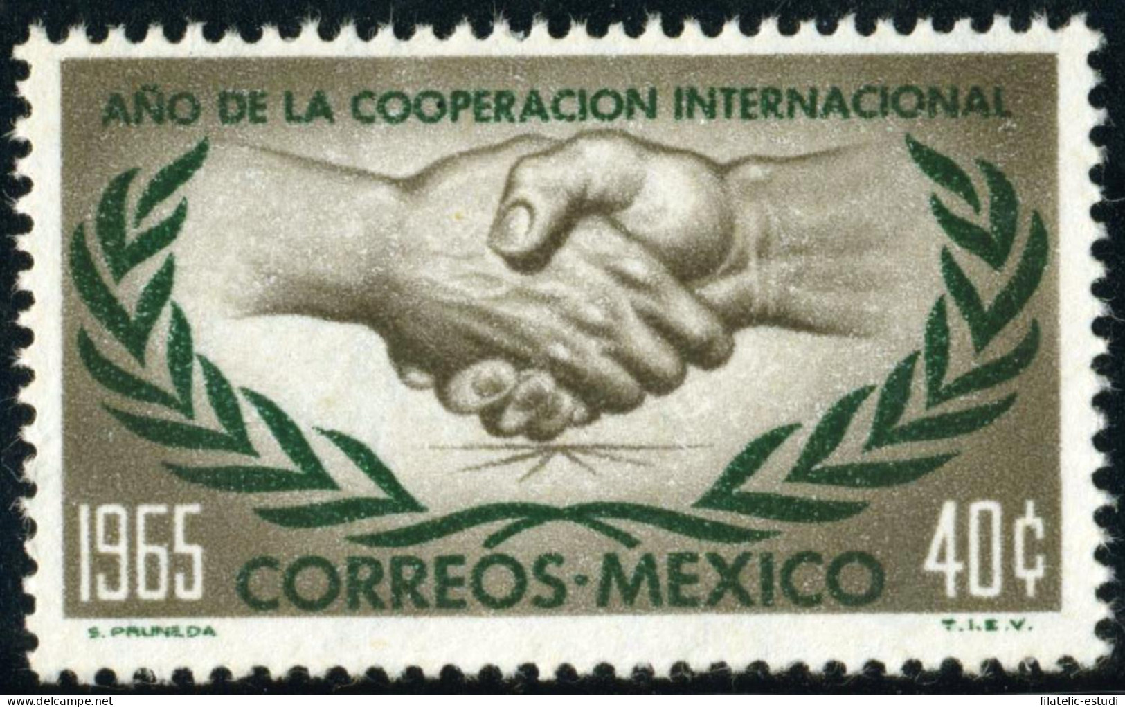 México 717 1965 Año De La Cooperación Internacional MNH - Mexique