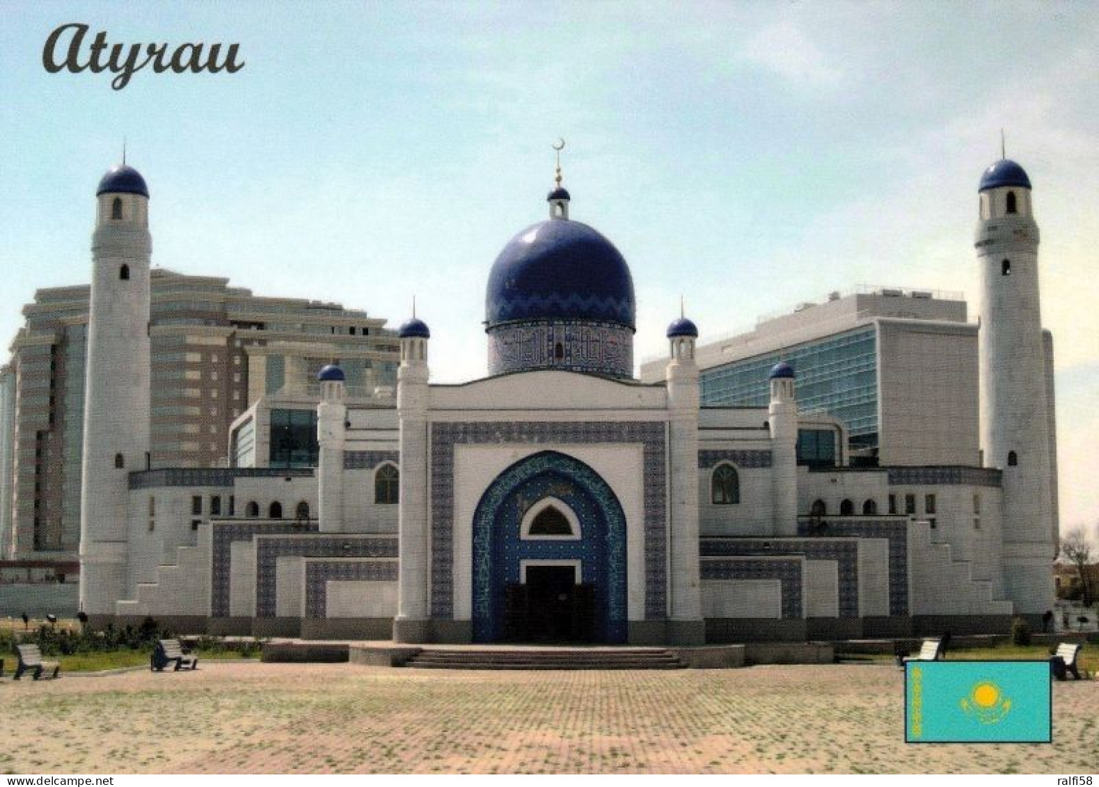 1 AK Kasachstan / Kazakhstan * Die Stadt Atyrau Mit Der Manjali-Moschee * - Kazakhstan