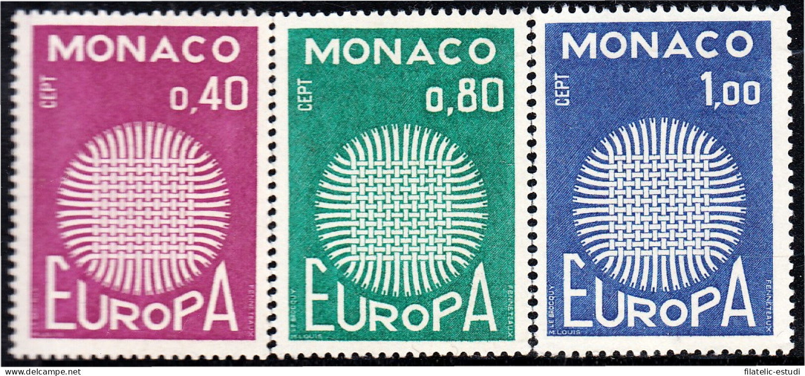 Monaco 819/21 1970 Europa MNH - Autres & Non Classés