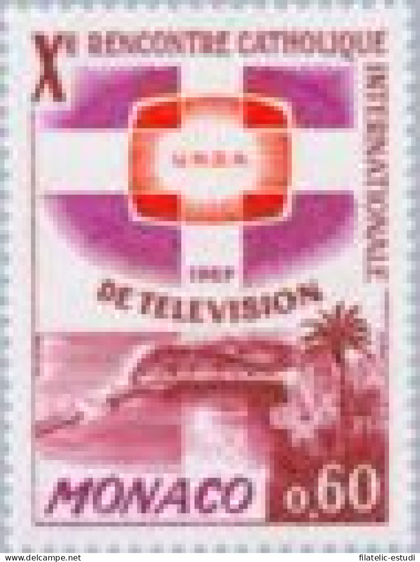 Monaco - 706 - 1966 10º Reencuentro Católico Inter. Sobre La TV Lujo - Autres & Non Classés