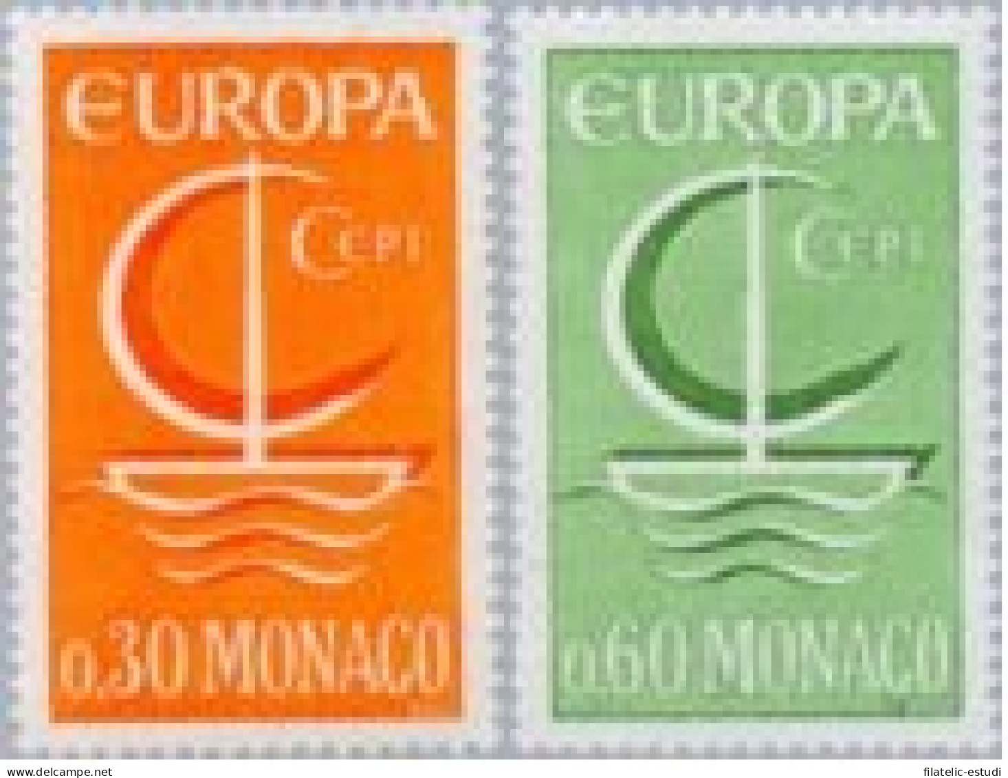 Monaco - 698/99 - 1966 Europa Lujo - Andere & Zonder Classificatie