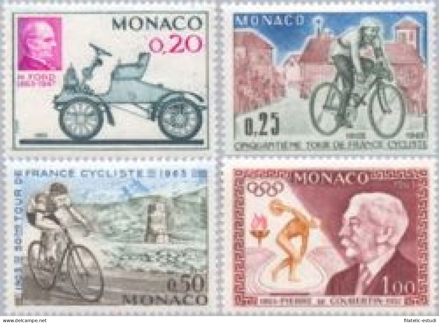 Monaco - 632/35 - 1963 Aniversarios Deportivos Lujo - Altri & Non Classificati