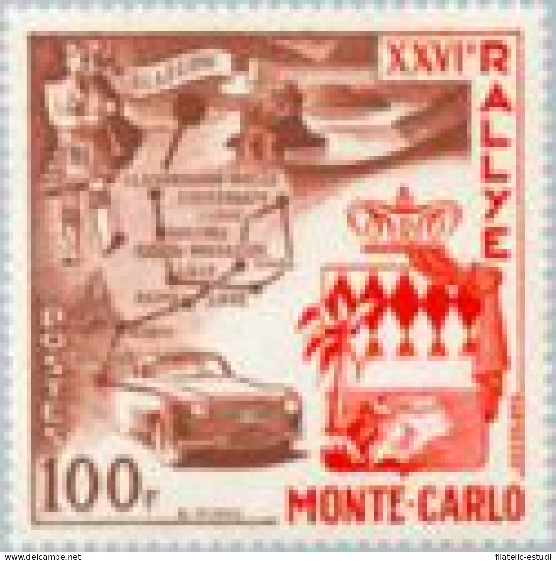 Monaco - 441 - 1956 26º Rally De Monte-Carlo Lujo - Autres & Non Classés