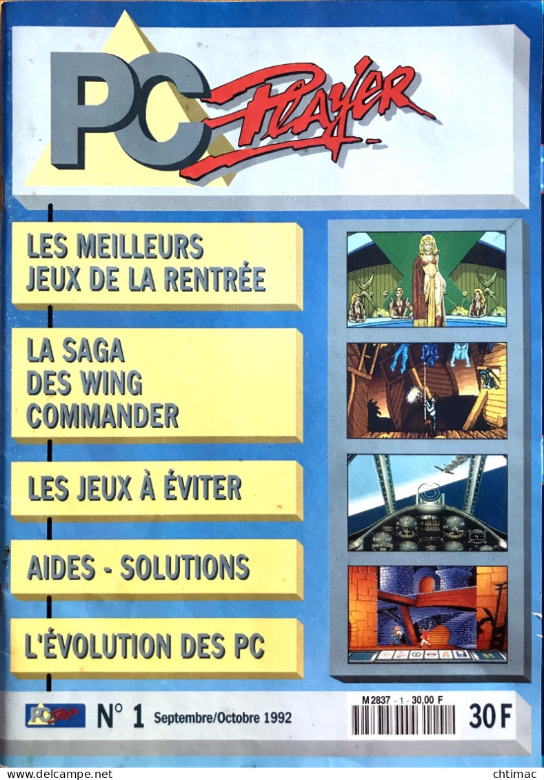 PC Player N°1 - Septembre/Octobre 1992 - Computers