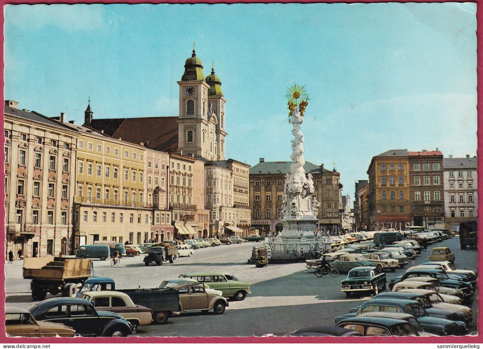 AK: Linz - Hauptplatz, Gelaufen Ohne Marke (Nr. 4867) - Linz