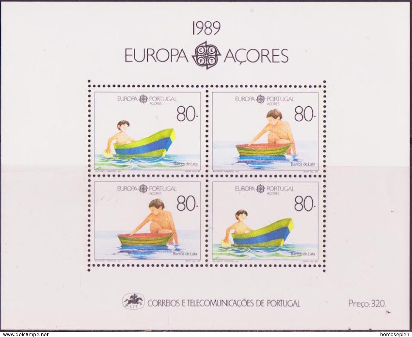 Europa CEPT 1989 Portugal Y&Tn°BF65 - Michel N°B64 *** - 1989