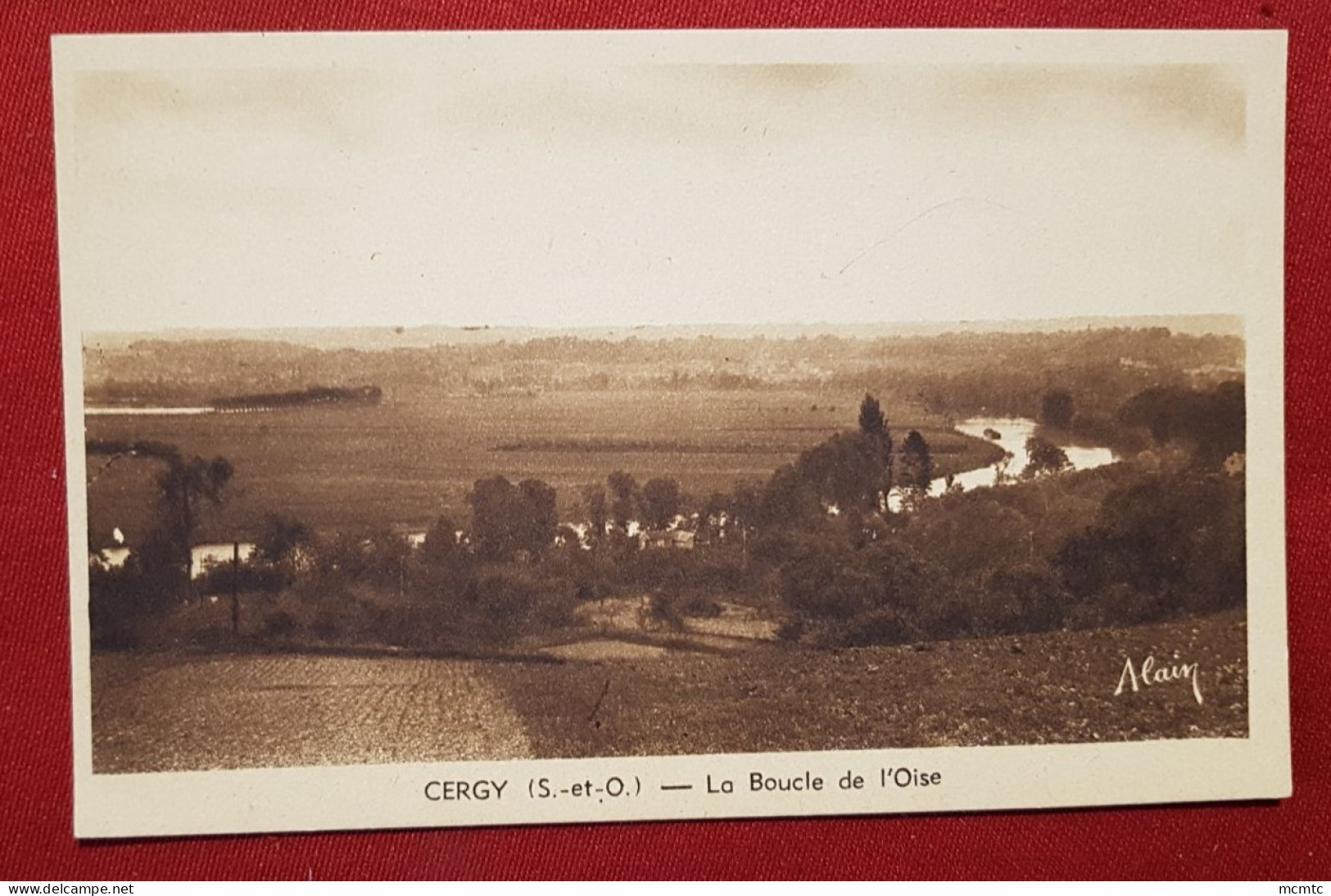 CPA Rétrécit  - Cergy  -( S.-et-O.) - La Boucle De L'Oise - Cergy Pontoise