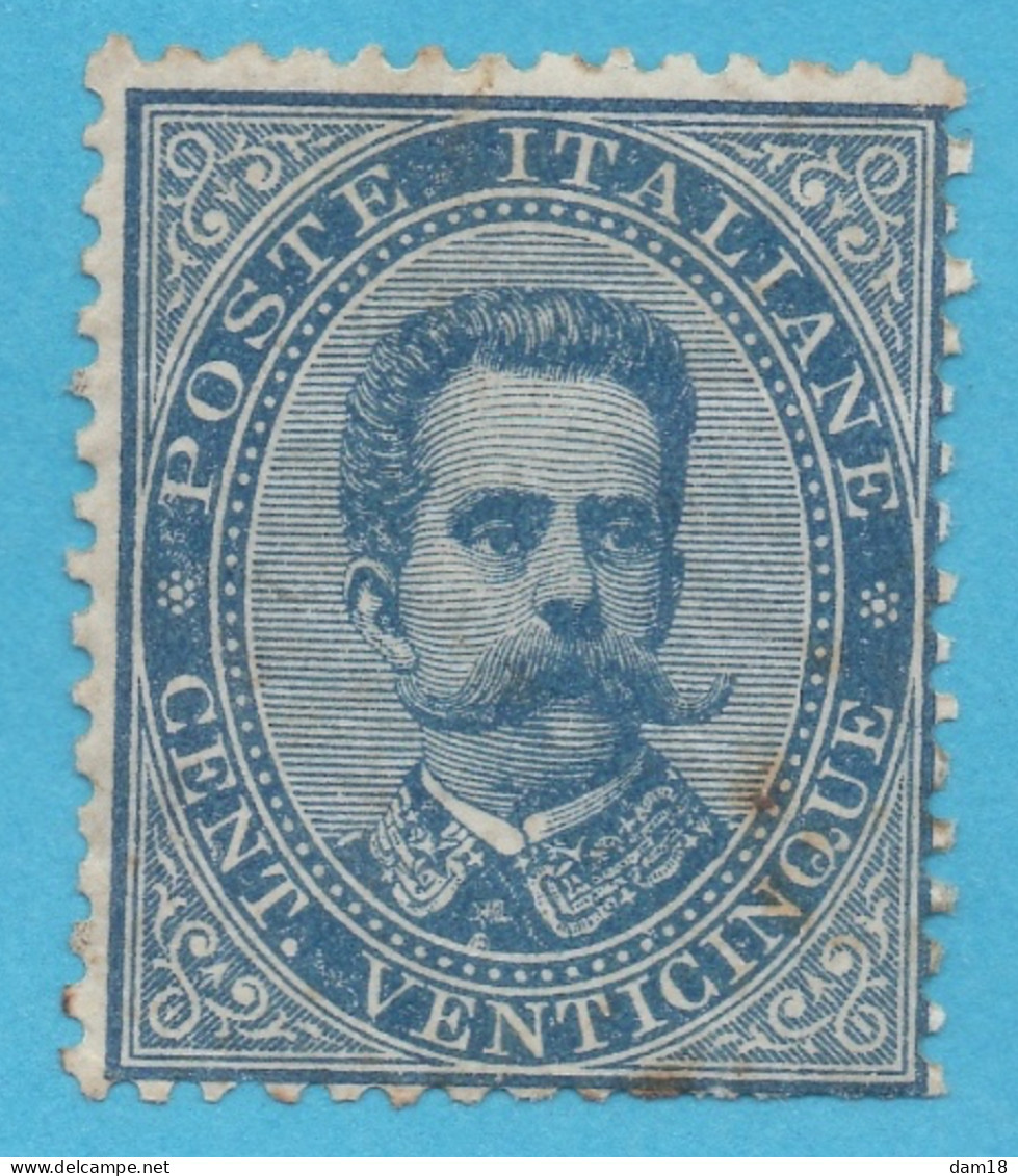 ITALIE N° 36 * (YT) HUMBERT 1er 25c. 2ème Choix COTE 600 EUROS PHOTOS R/V - Neufs