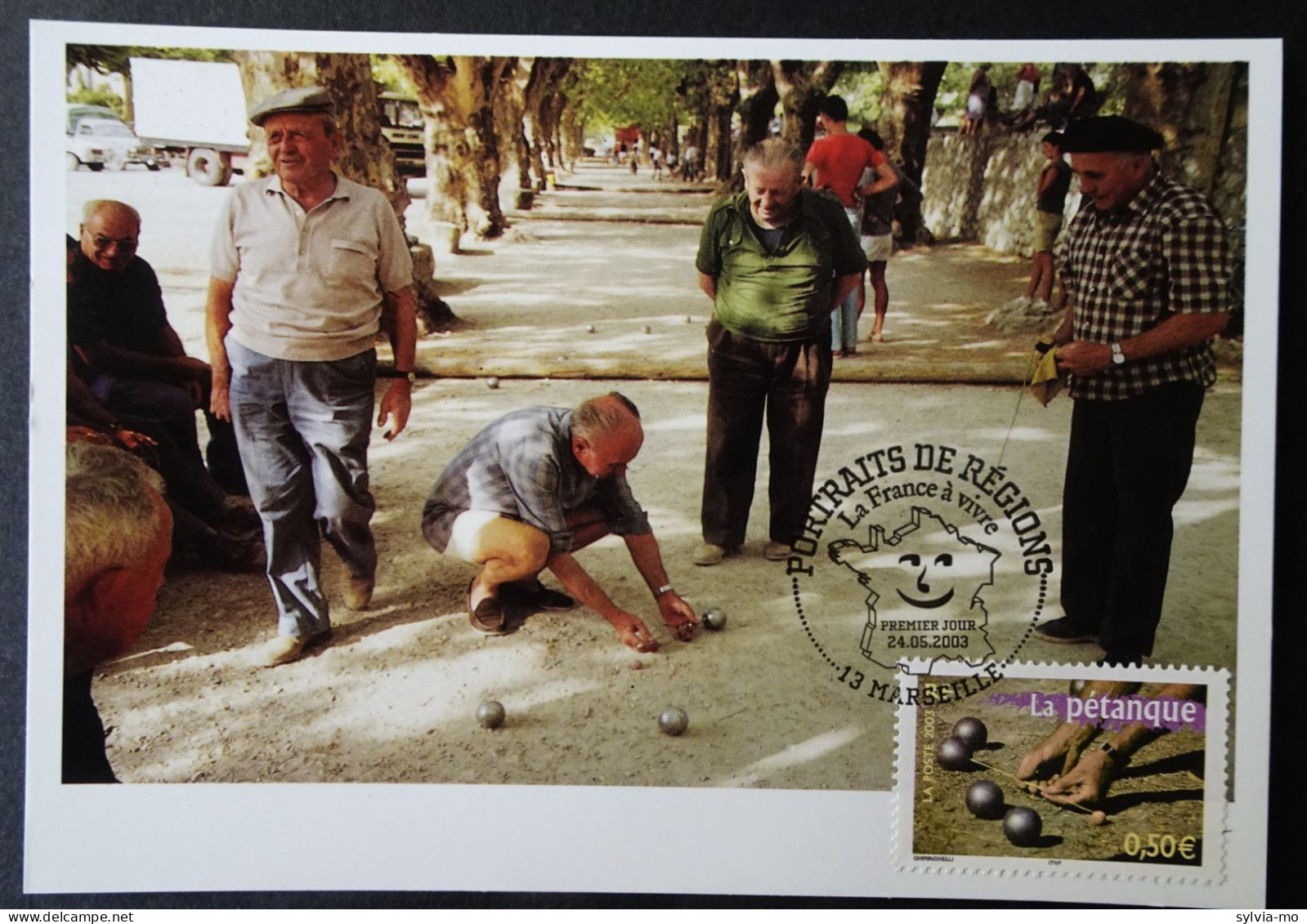 Carte Maximum 3564 La Pétanque Obl 1er Jour - Andere & Zonder Classificatie