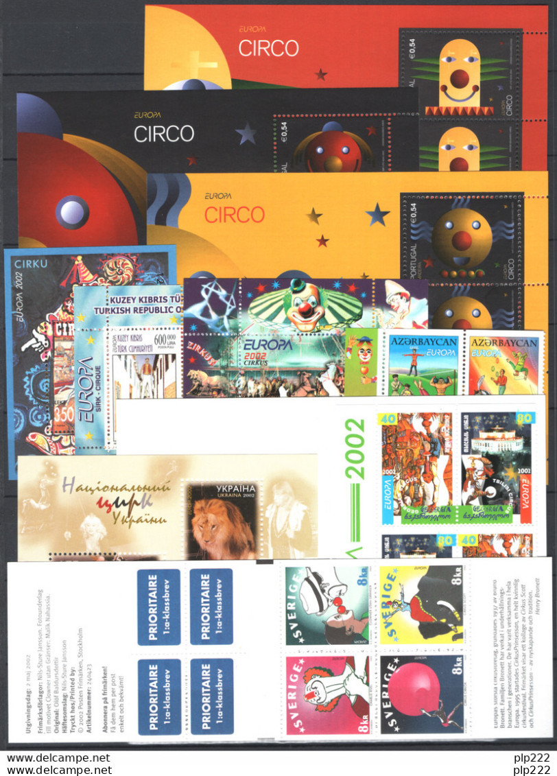 Europa CEPT 2002 Annata Completa / Complete Year Set **/MNH VF - Años Completos