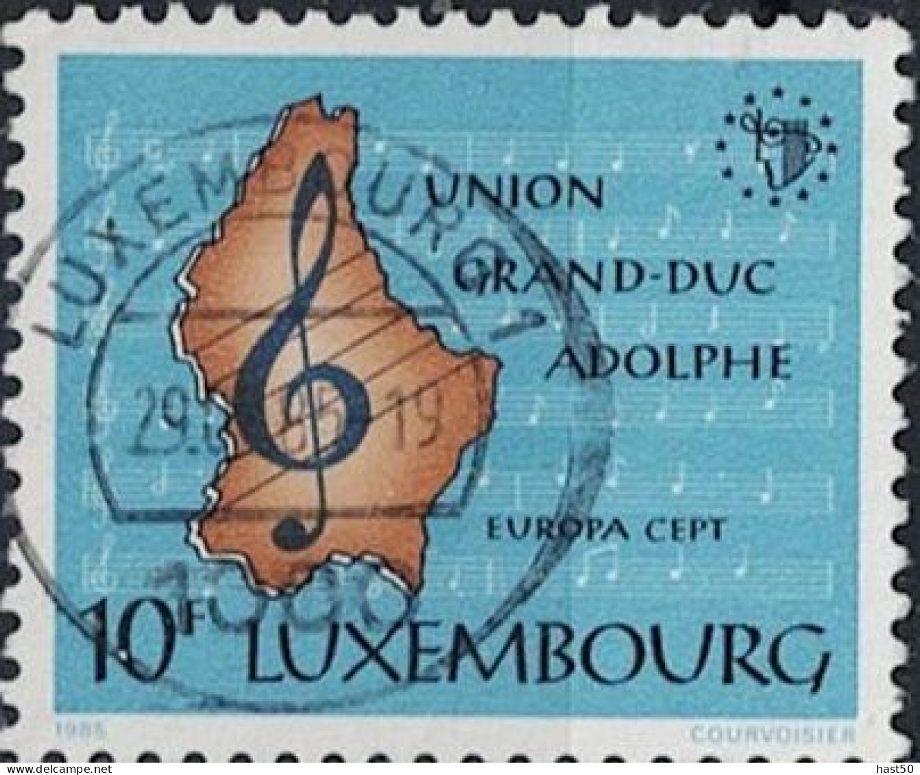 Luxemburg - Europäisches Jahr Der Musikn (MiNr: 1125) 1985 - Gest Used Obl - Usados