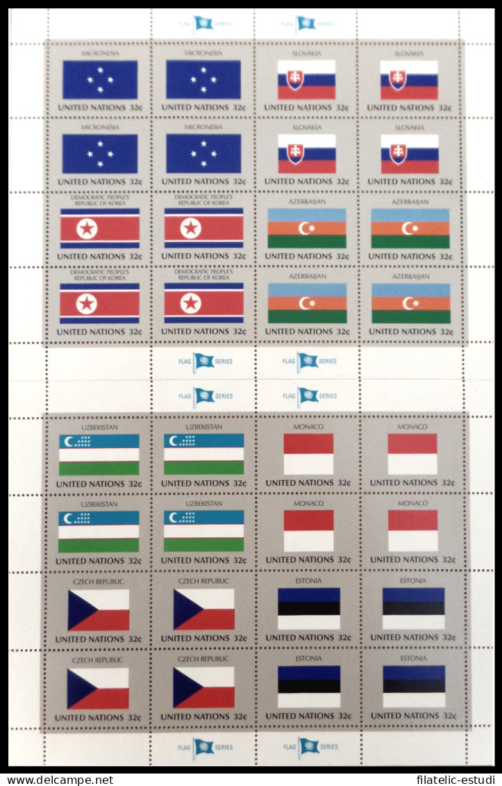 Naciones Unidas New York 743/50 1998 Banderas Y Estados Miembros De La Organiz - Otros & Sin Clasificación