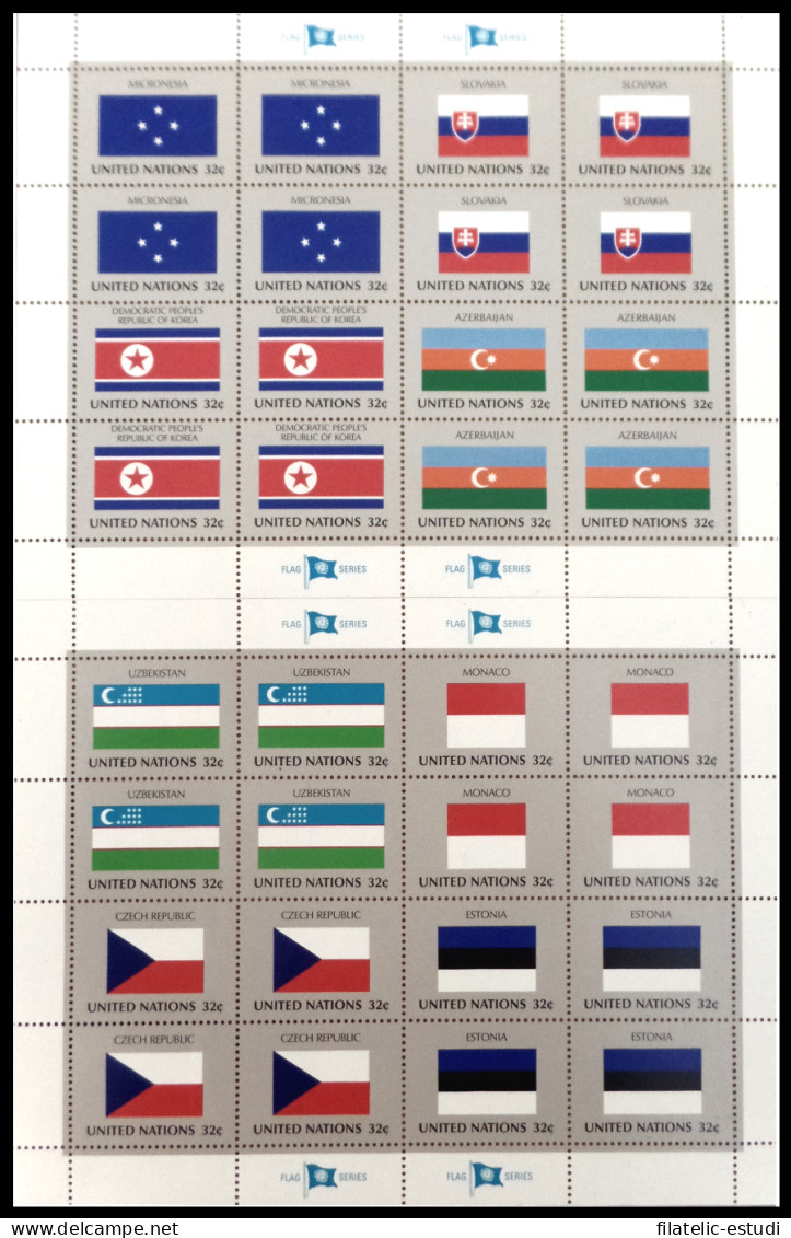 Naciones Unidas New York 743/50 1998 Banderas Y Estados Miembros De La Organiz - Autres & Non Classés