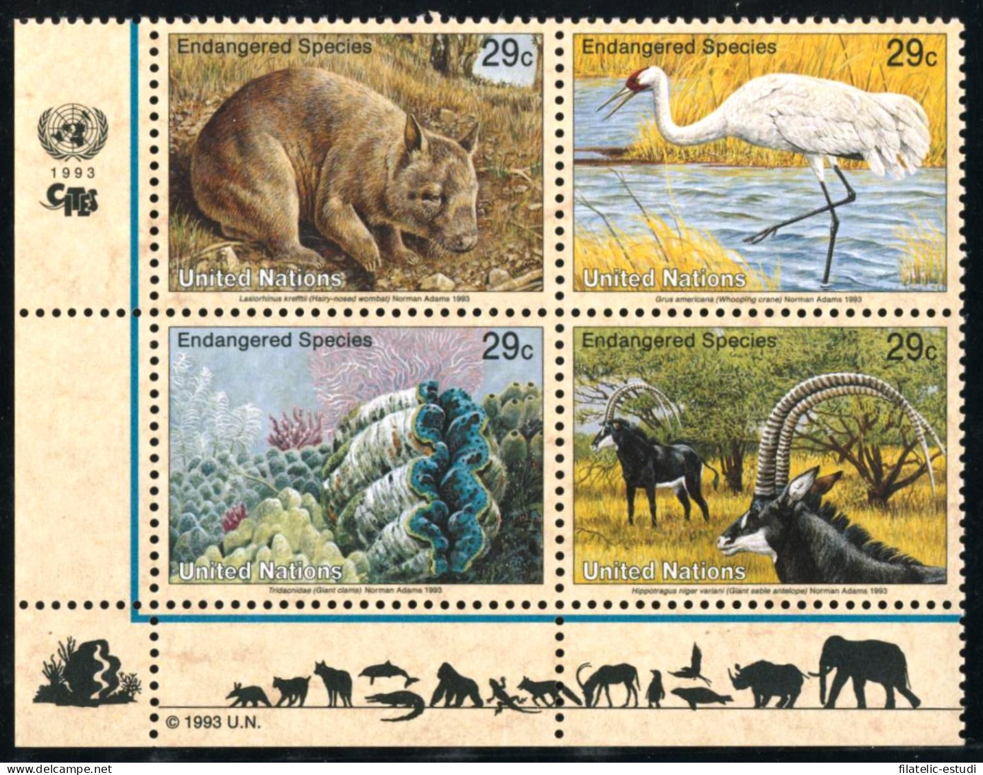 FAU2  Naciones Unidas  New York  Nº  628/31  1993   MNH - Andere & Zonder Classificatie