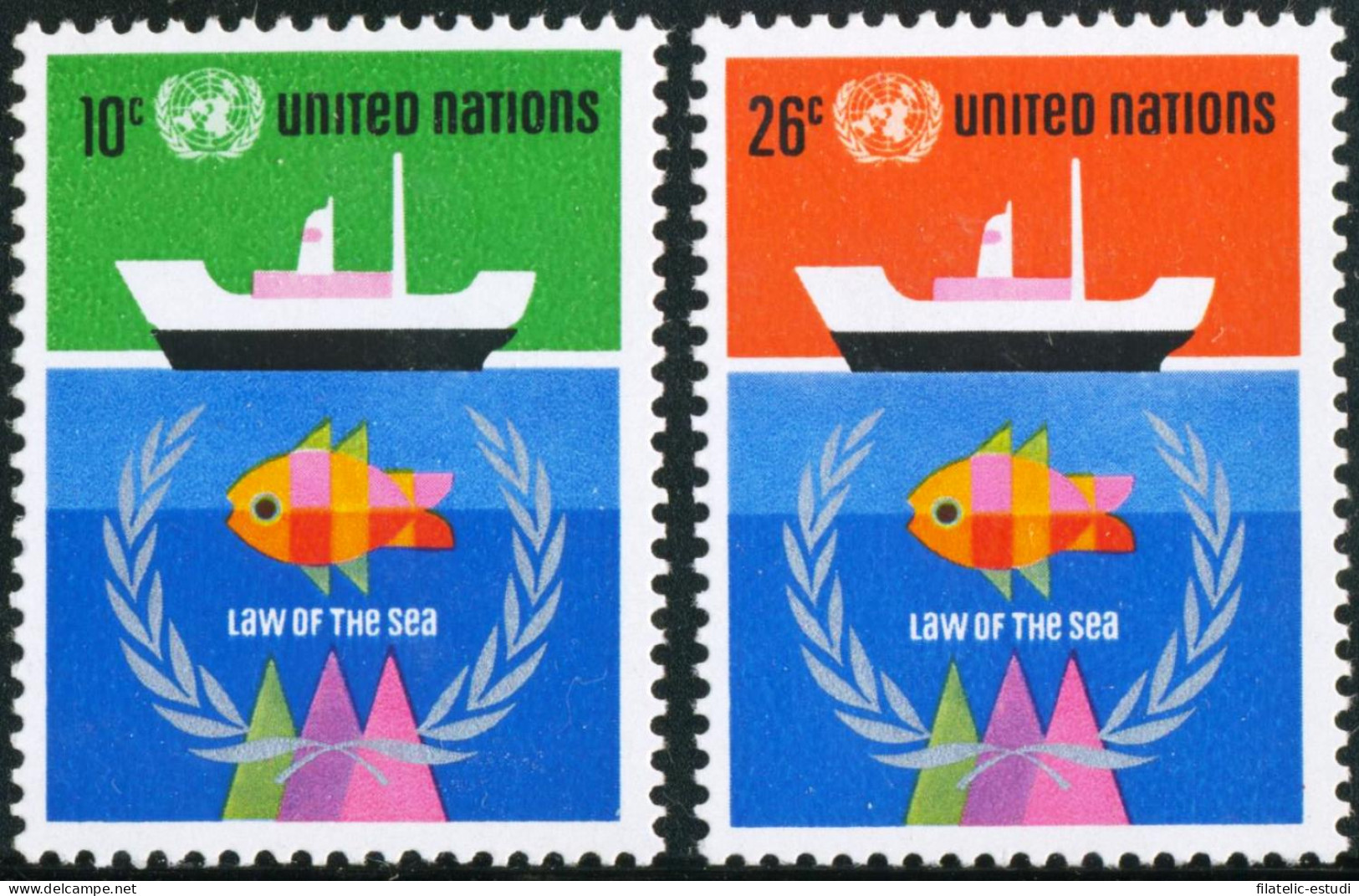 FAU4/S Naciones Unidas  New York  Nº 247/48   1974  Conferencia De La ONU Sobr - Autres & Non Classés