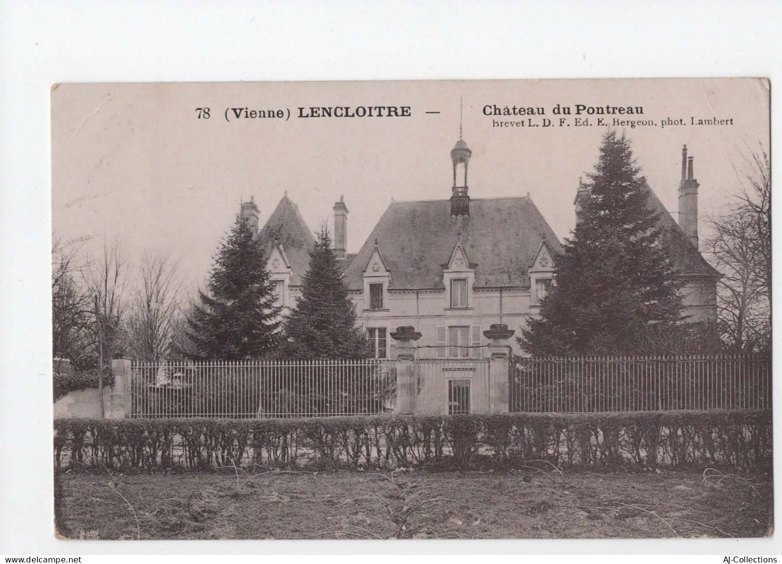 AJC - Lencloitre Chateau De Pontreau - Lencloitre