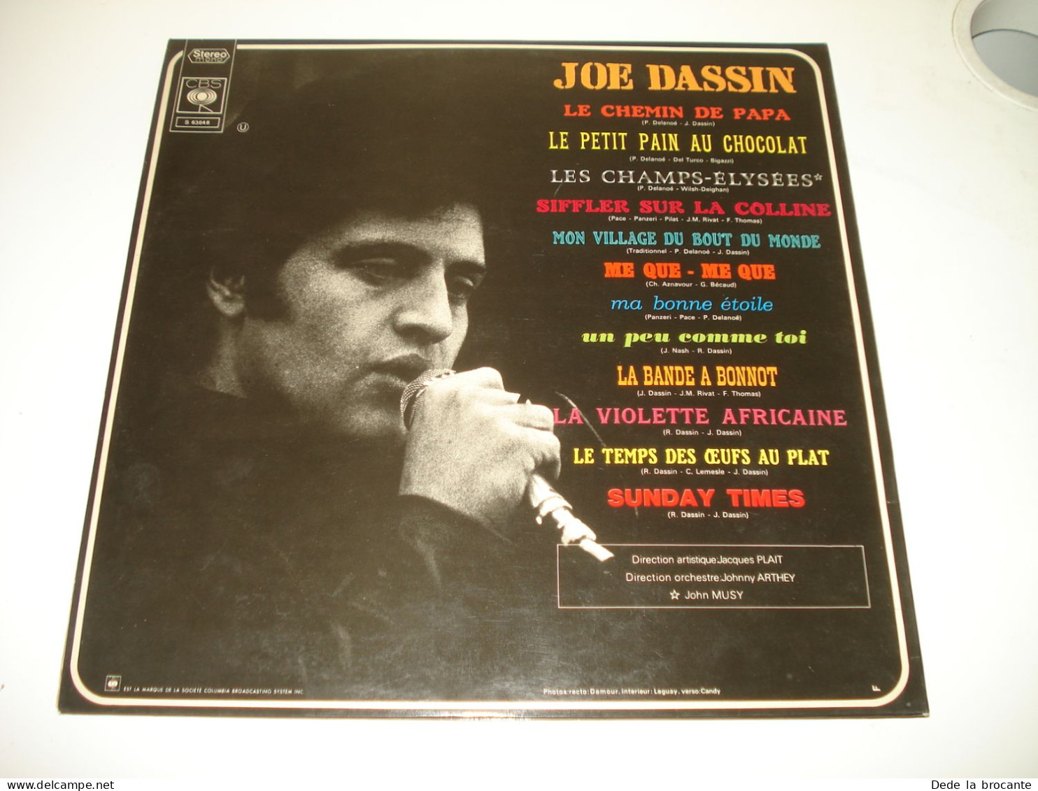 B14 / Joe Dassin – LP – Pochette Ouvrante - CBS – S 63648 - Fr 1969  NM/NM - Disco & Pop