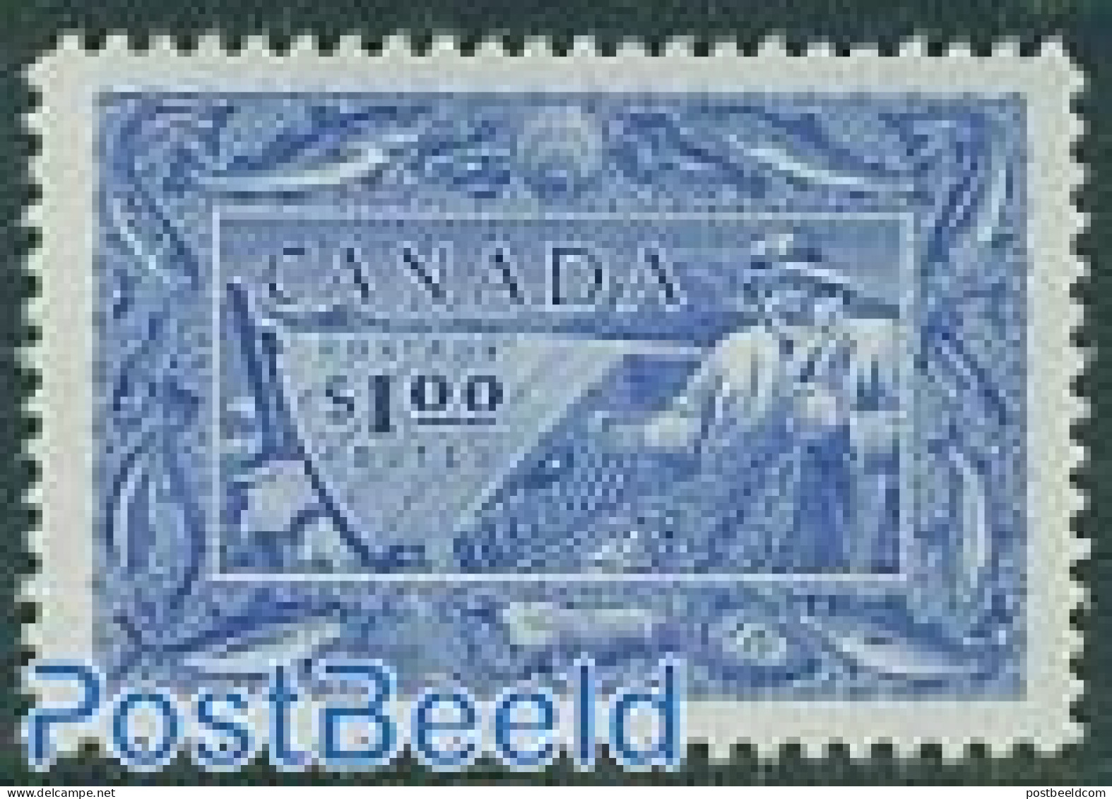 Canada 1951 Definitive, Fishing 1v, Mint NH, Nature - Fish - Fishing - Neufs
