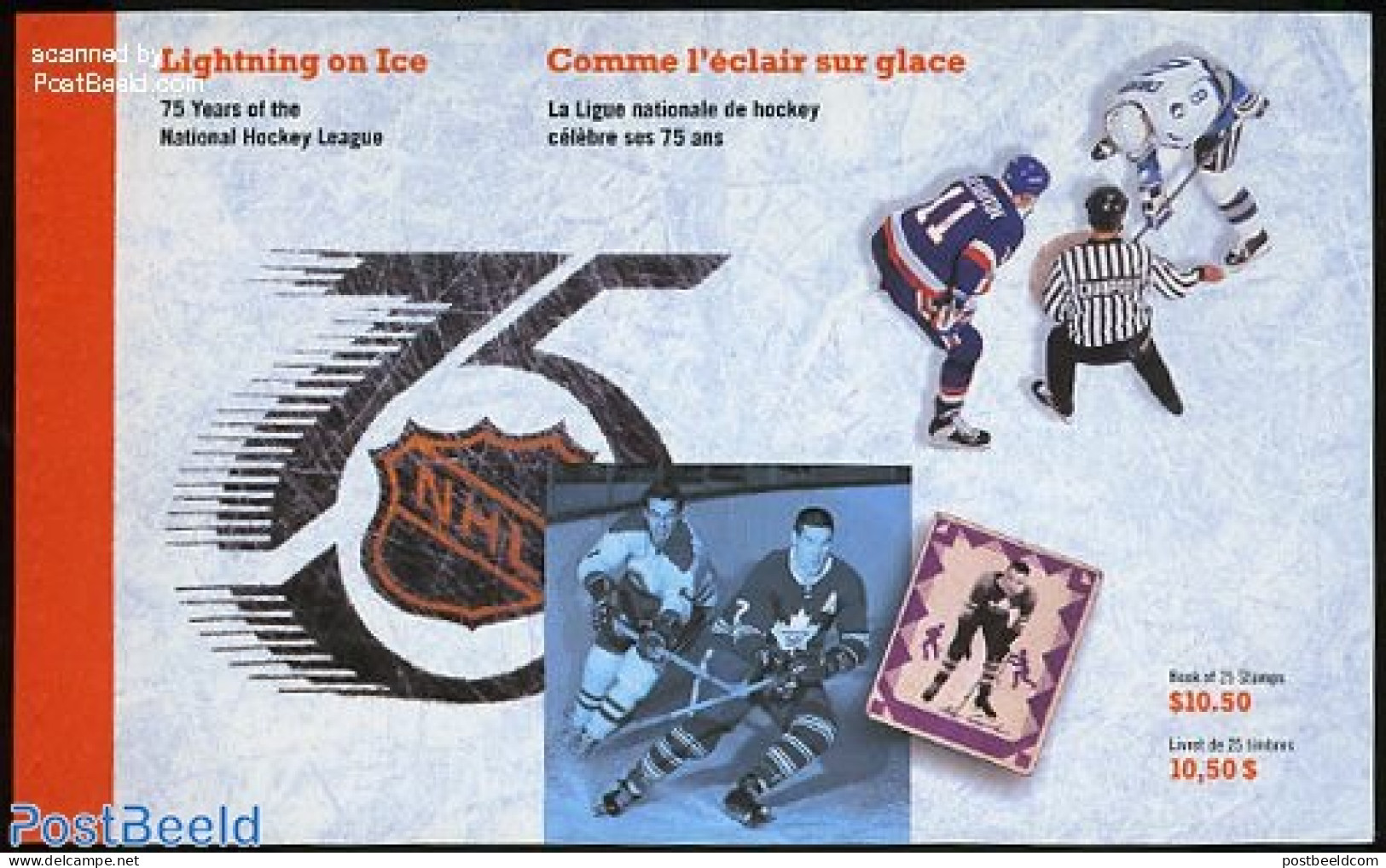 Canada 1992 NHL Booklet, Mint NH, Sport - Ice Hockey - Sport (other And Mixed) - Stamp Booklets - Nuovi