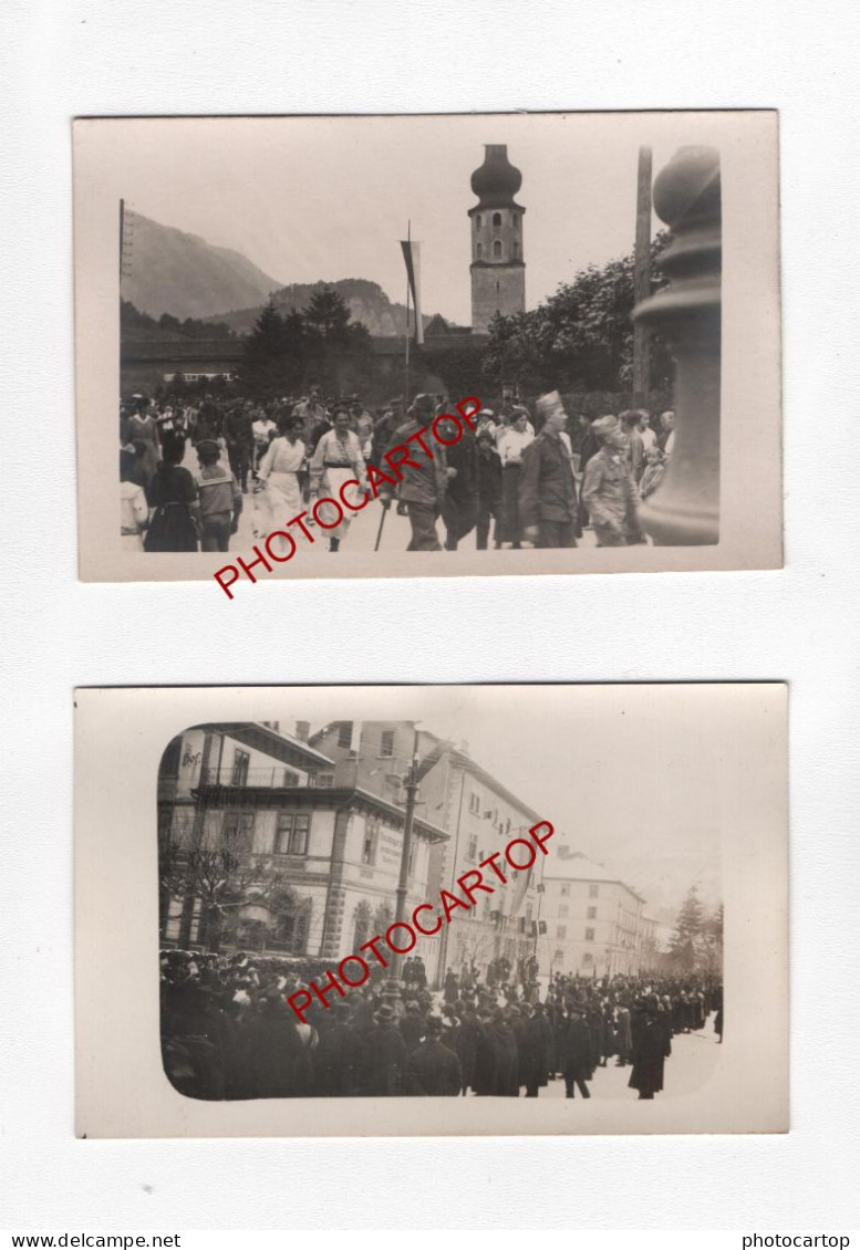 FELDKIRCH-LIECHTENSTEIN-Ankunft LAZARETTZUG-Spitalzug No. 3 Aus Der SCHWEIZ-Juli 1917- 23 X FOTOKARTEN-GUERRE 14-18-1 WK - Liechtenstein