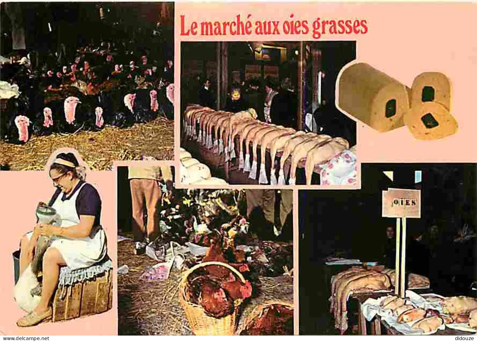 Marchés - Le Marché Aux Oies Gasses - Multivues - Foie Gras - CPM - Voir Scans Recto-Verso - Mercati