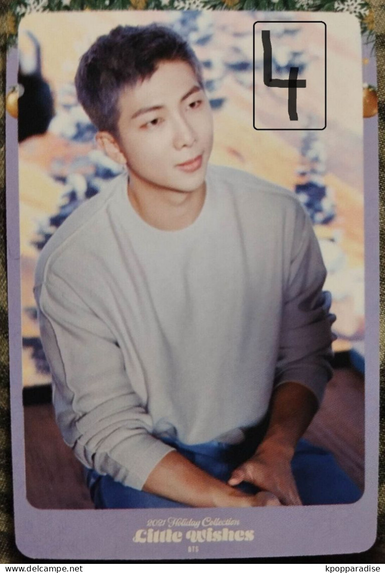 Photocard Au Choix  BTS  Little Wishes 2021  Holiday Collection  RM - Other Products