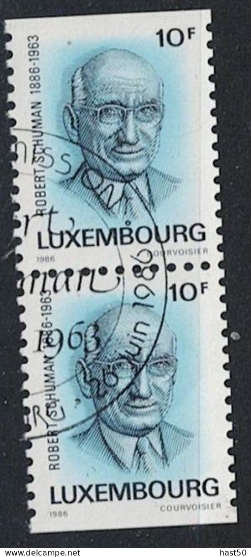 Luxemburg - 100. Geb. Schuman (MiNr: 1157 D/D) 1986 - Gest Used Obl - Usados